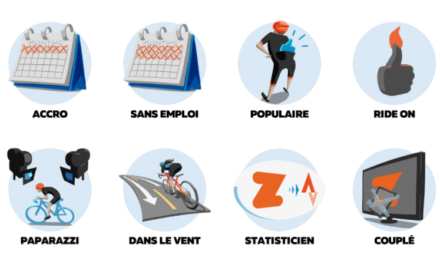 Les badges de Zwift